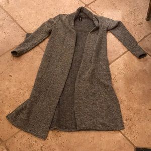 Bobi Los Angeles Long Sweater with Slit